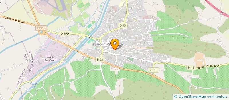 localisation de l'entreprise MADAME LAURE COTTA  LANCON-PROVENCE