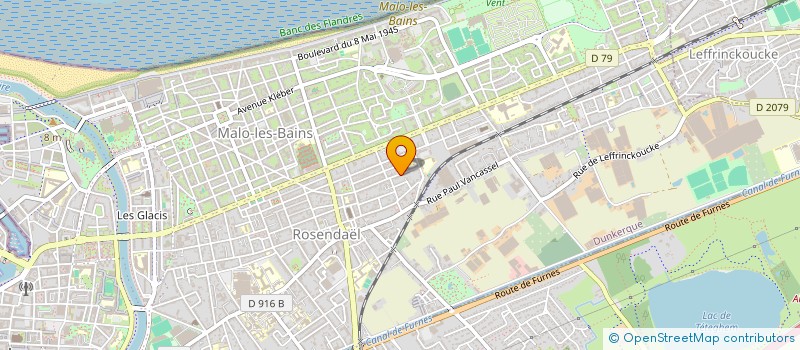 localisation de l'entreprise MADAME LAURE COUDEVYLLE à DUNKERQUE