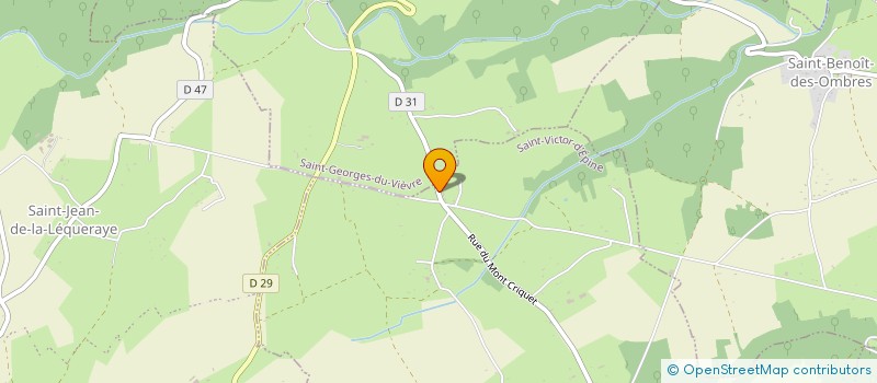 localisation de l'entreprise MADAME LAURE COURTOIS  SAINT-VICTOR-D'EPINE