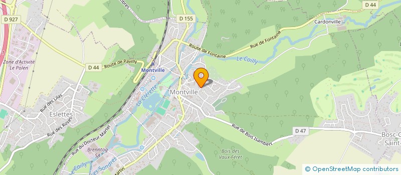 localisation de l'entreprise MADAME LAURE COUSSENS  MONTVILLE