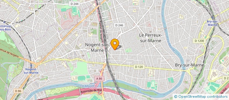 localisation de l'entreprise MADAME LAURE CRAMPONT à LE PERREUX-SUR-MARNE