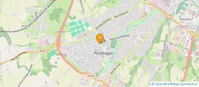 localisation de l'entreprise MADAME LAURE CRESPEL  PLOUFRAGAN