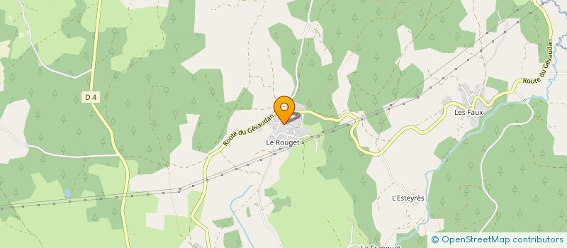 localisation de l'entreprise MADAME LAURE CUMINAL  SAINT-ALBAN-SUR-LIMAGNOLE