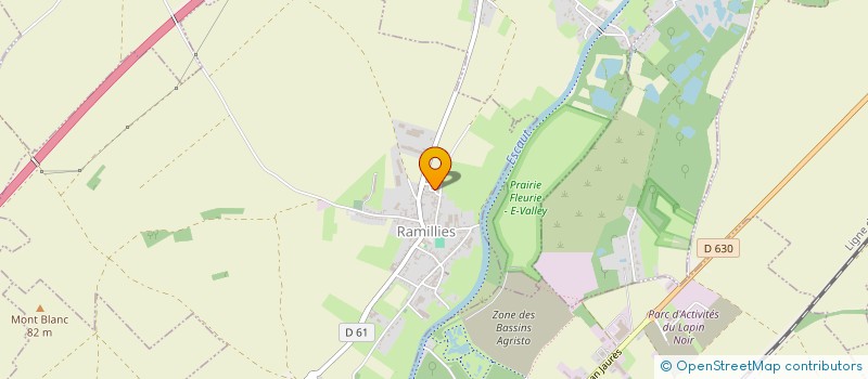 localisation de l'entreprise MADAME LAURE CUVILLER  RAMILLIES