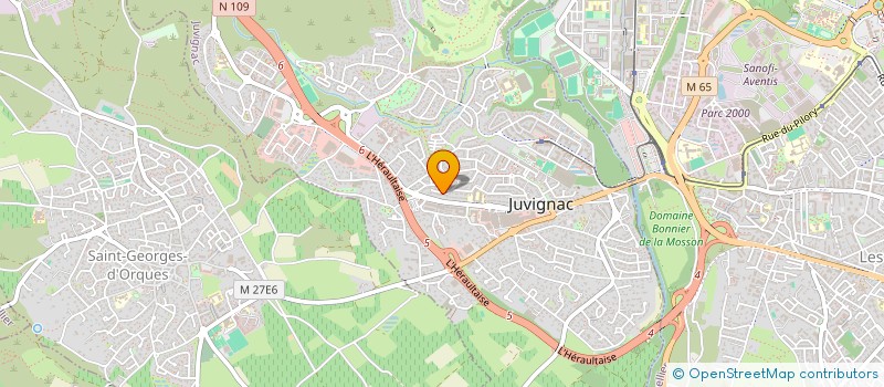 localisation de l'entreprise MADAME LAURE D ANGELI  JUVIGNAC
