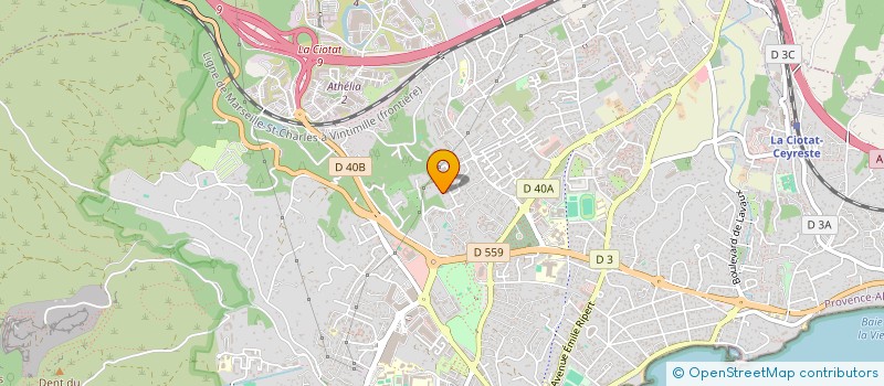 localisation de l'entreprise MADAME LAURE D AURORA à LA CIOTAT