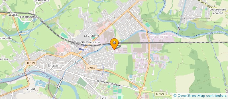 localisation de l'entreprise MADAME LAURE DA INES  DIGOIN