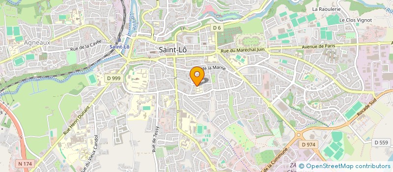 localisation de l'entreprise MADAME LAURE DALMONT  SAINT-LO