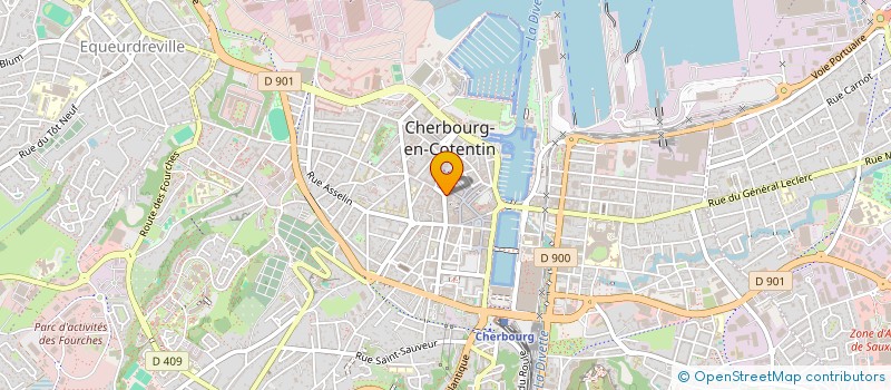 localisation de l'entreprise MADAME LAURE DAMOURETTE  CHERBOURG-EN-COTENTIN