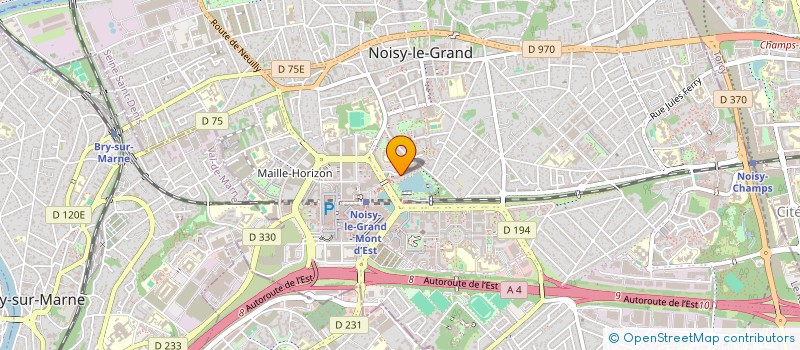 localisation de l'entreprise MADAME LAURE DANEY à NOISY-LE-GRAND