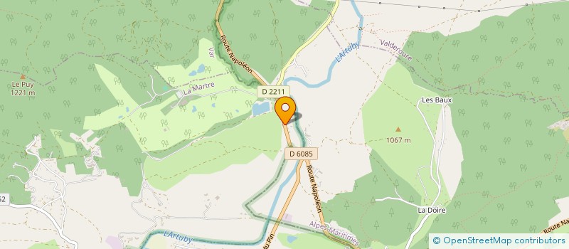 localisation de l'entreprise MADAME LAURE DANGLA  COMPS-SUR-ARTUBY