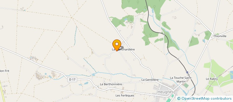 localisation de l'entreprise MADAME LAURE DANIEL à HEUGNES