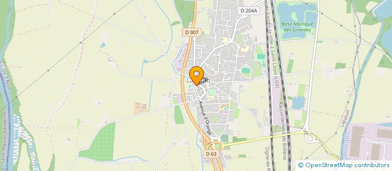 localisation de l'entreprise MADAME LAURE DARAI  LAPALUD