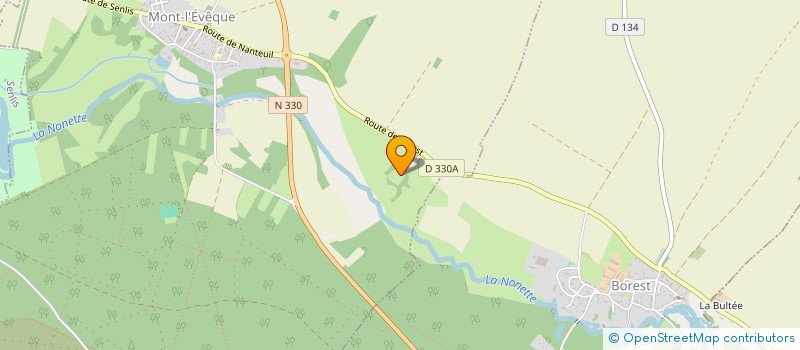 localisation de l'entreprise MADAME LAURE DARRE  MONT-L'EVEQUE