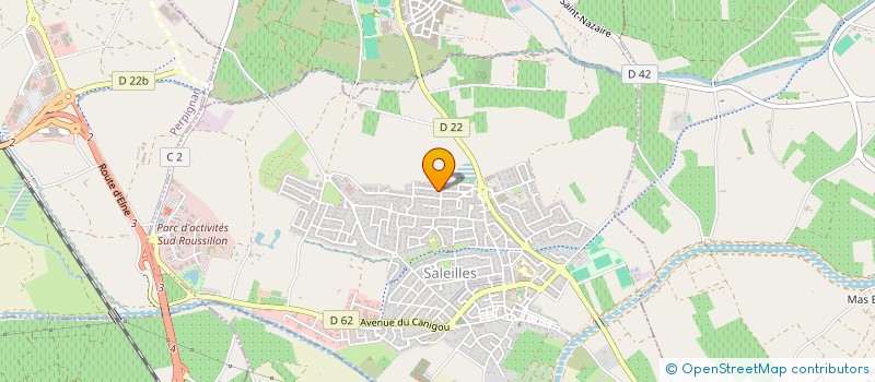 localisation de l'entreprise MADAME LAURE DAVAULT à SALEILLES