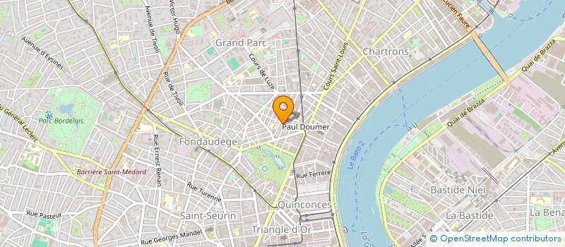 localisation de l'entreprise MADAME LAURE DE BERNES DE LONGVILLIERS  BORDEAUX