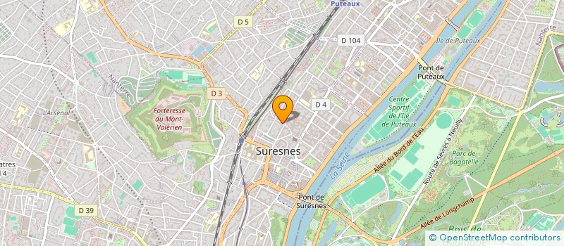 localisation de l'entreprise MADAME LAURE DE BROCA à SURESNES