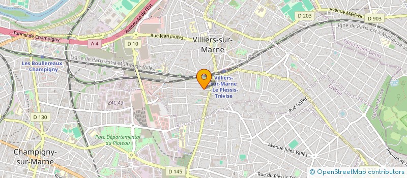 localisation de l'entreprise MADAME LAURE DE MONTCHALIN  VILLIERS-SUR-MARNE