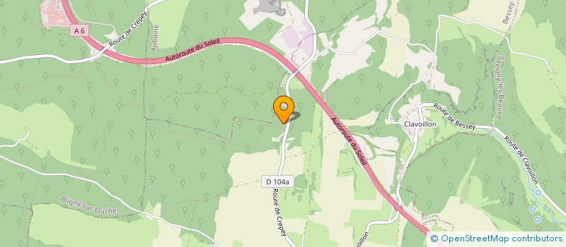 localisation de l'entreprise MADAME LAURE DE MONTLIVAULT GUYON  CUSSY-LA-COLONNE