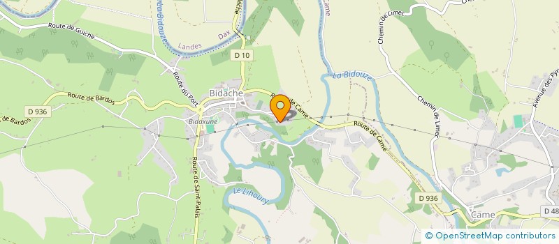 localisation de l'entreprise MADAME LAURE DE PEDRO  BIDACHE