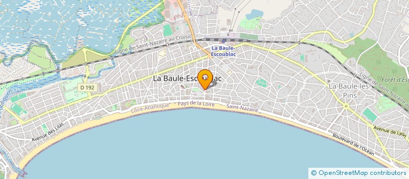 localisation de l'entreprise MADAME LAURE DE SABOULIN BOLLENA à LA BAULE-ESCOUBLAC