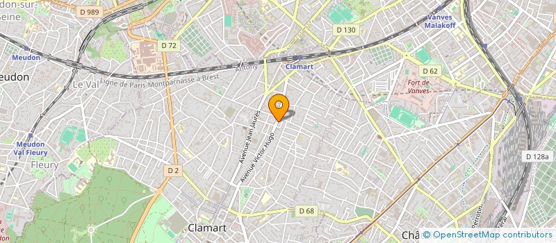 localisation de l'entreprise MADAME LAURE DEBEST à CLAMART