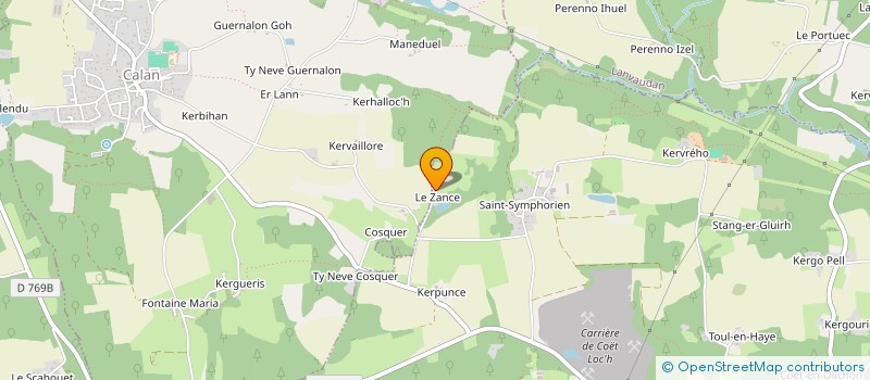 localisation de l'entreprise MADAME LAURE DECAMS  INZINZAC-LOCHRIST