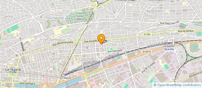 localisation de l'entreprise MADAME LAURE DECLERCK à LE HAVRE