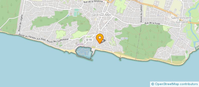 localisation de l'entreprise MADAME LAURE DECORTIAT  JARD-SUR-MER