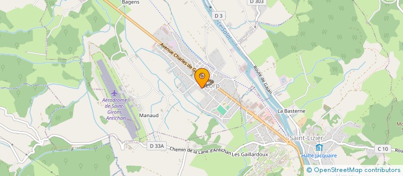 localisation de l'entreprise MADAME LAURE DEDIEU à LORP-SENTARAILLE