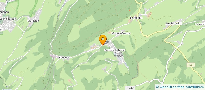 localisation de l'entreprise MADAME LAURE DEFORET  MONTLEBON