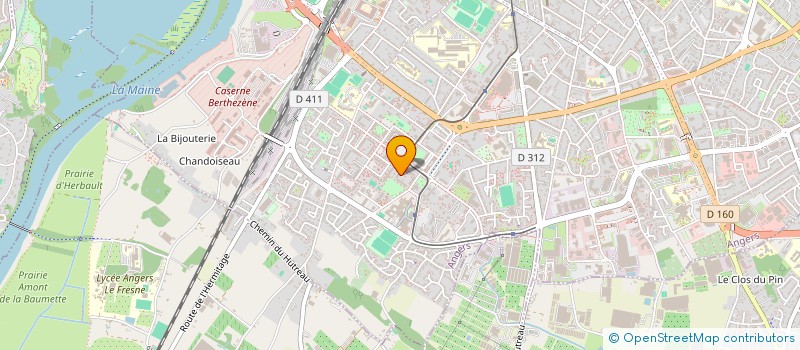 localisation de l'entreprise MADAME LAURE DEHEULLE  ANGERS