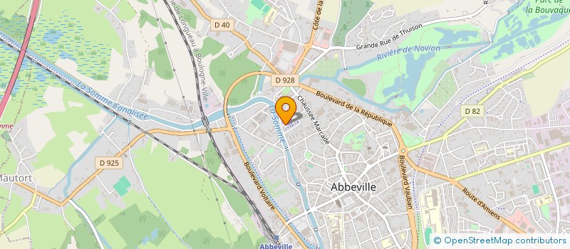 localisation de l'entreprise MADAME LAURE DELAHAYE à ABBEVILLE