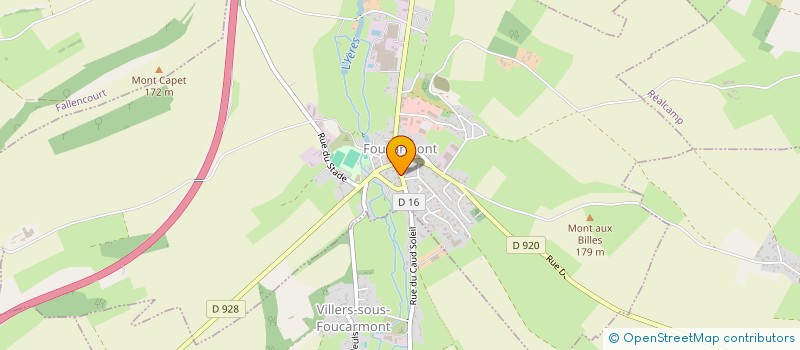 localisation de l'entreprise MADAME LAURE DELAHAYE  FOUCARMONT