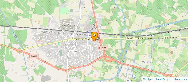 localisation de l'entreprise MADAME LAURE DELCOURT  VIAS