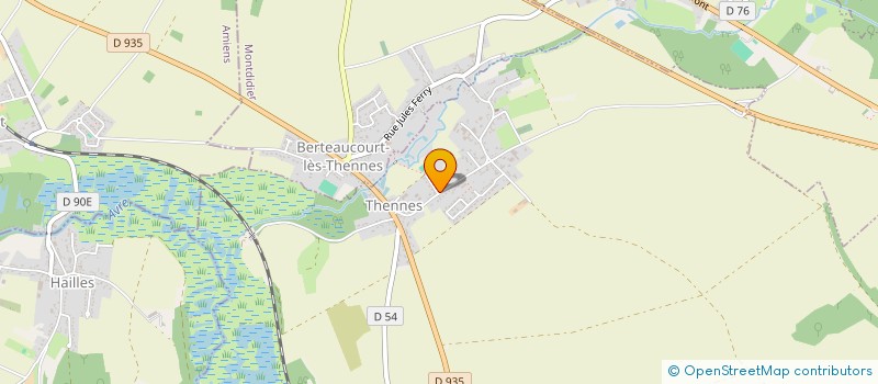 localisation de l'entreprise MADAME LAURE DELIENCOURT  THENNES