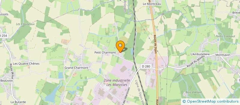 localisation de l'entreprise MADAME LAURE DELIMARD  BRANGES