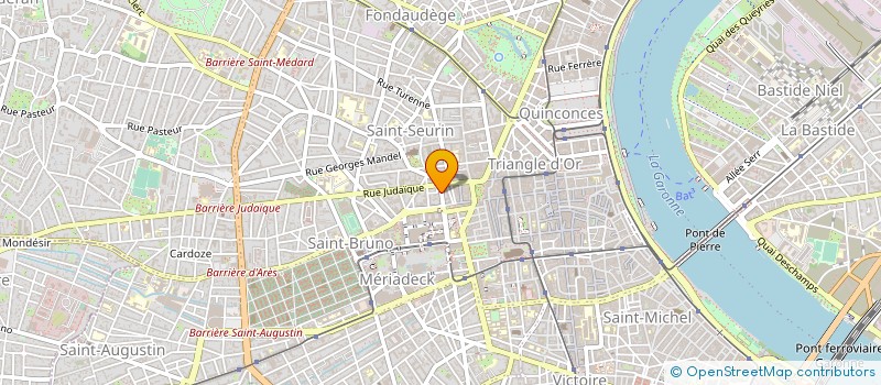 localisation de l'entreprise MADAME LAURE DELMAS à BORDEAUX