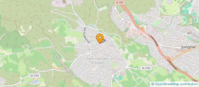 localisation de l'entreprise MADAME LAURE DELPONT  SAINT-GEORGES-D'ORQUES