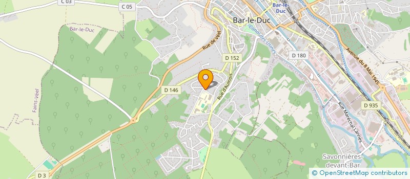 localisation de l'entreprise MADAME LAURE DELPUECH à BAR-LE-DUC