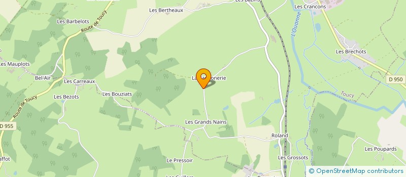 localisation de l'entreprise MADAME LAURE DEMONT  TOUCY