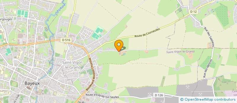 localisation de l'entreprise MADAME LAURE DENAGE  SAINT-VIGOR-LE-GRAND