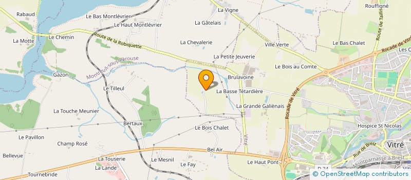 localisation de l'entreprise MADAME LAURE DENECHERE  VITRE