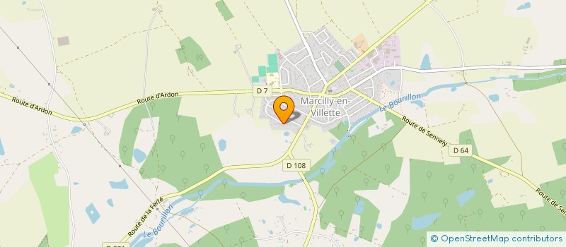 localisation de l'entreprise MADAME LAURE DEPUSSAY à MARCILLY-EN-VILLETTE