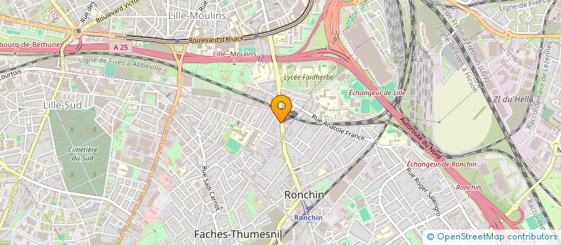 localisation de l'entreprise MADAME LAURE DESBONNET à LILLE