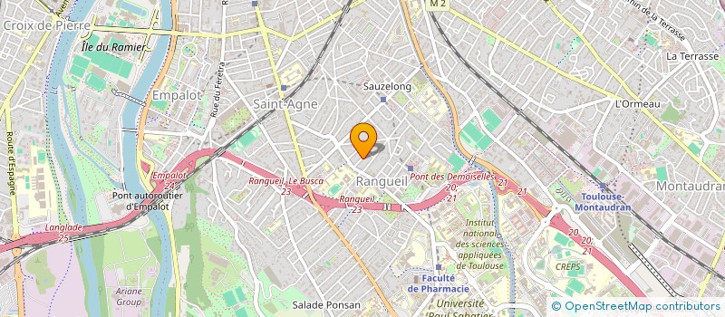 localisation de l'entreprise MADAME LAURE DESCARPENTERIES  TOULOUSE