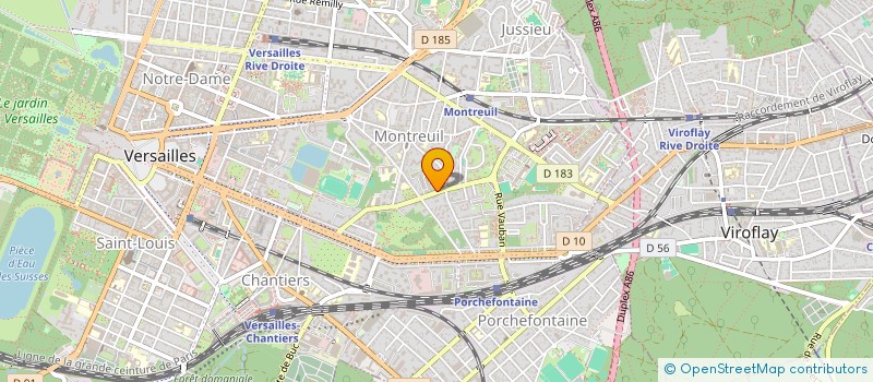 localisation de l'entreprise MADAME LAURE DESCHARS à VERSAILLES