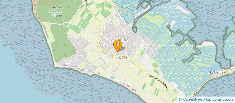 localisation de l'entreprise MADAME LAURE DESCORPS  ARS-EN-RE