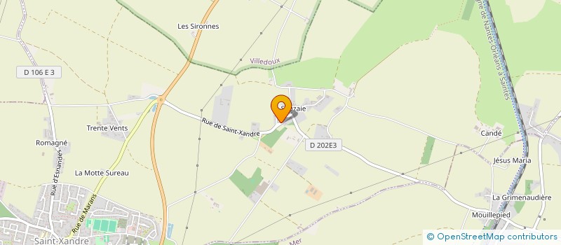 localisation de l'entreprise MADAME LAURE DESCUSSE  SAINT-XANDRE