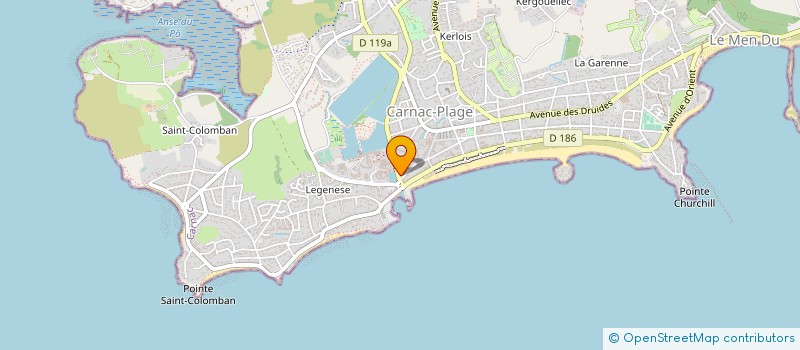 localisation de l'entreprise MADAME LAURE DESJACQUES  CARNAC